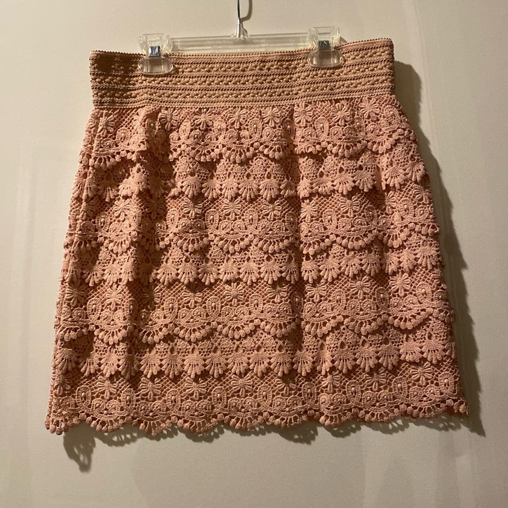 Pink Lace skirt